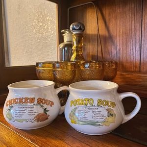 Dat’l  do it vintage soup mugs